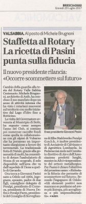 Staffetta al Rotary