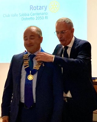 Passaggio delle consegne al Rotary Valle Sabbia
