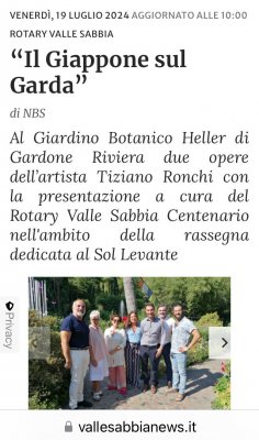 Il Giappone sul Garda
