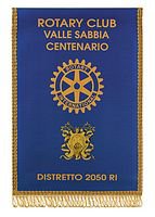 Lo Stendardo del Rotary Valle Sabbia